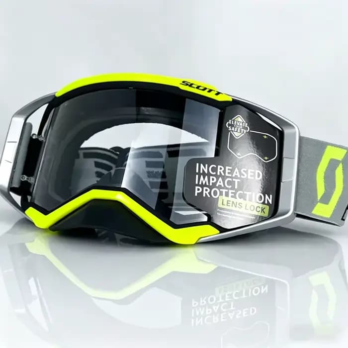 Lunettes de moto avec lentille HD