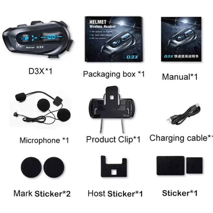 Casque de moto demi-duplex pour plusieurs personnes