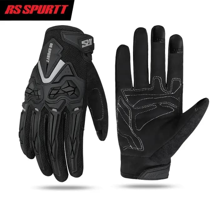 Gants de moto d'été – Protection contre les chocs antidérapante en maille respirante pour hommes et femmes pour