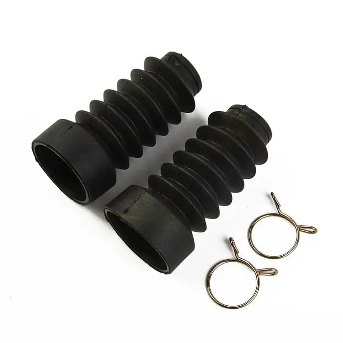 Guêtres de fourche avant en caoutchouc, accessoires de moto, couvercle anti-poussière, bottes pour moto, équipements de Protection contre les chutes, pièces