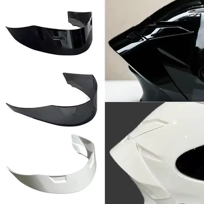 Nouveau spoiler arrière de casque de moto