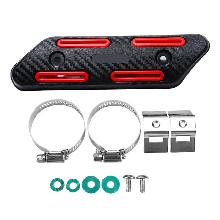 Protecteur d'isolation thermique d'échappement de moto
