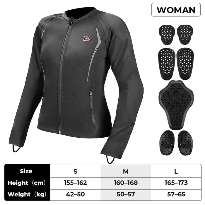 Blouson de protection moto homologué CE
