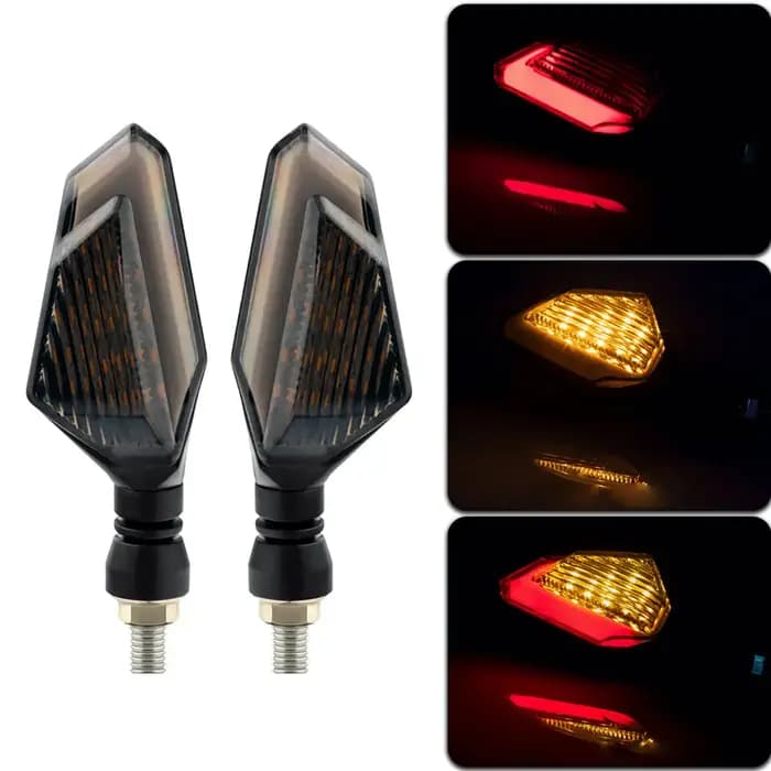 Clignotants de moto universels ambre