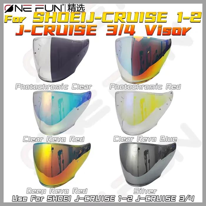 Visière de casque photochromique pour Shoei j-cross 1 j-cruise 2 j-cruise3 j-cruise4 j-force 4 Cj-2