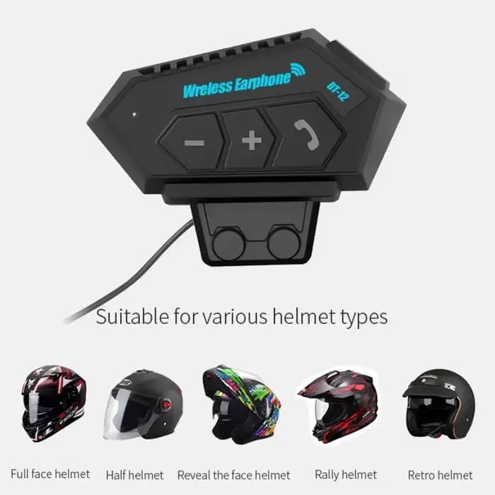 Casque de moto Bluetooth 5.0 BT12