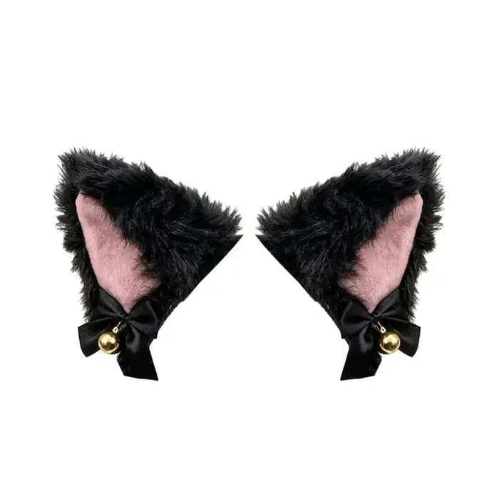 Paquet de 2 accessoires de casque d'oreilles de chat en fausse fourrure