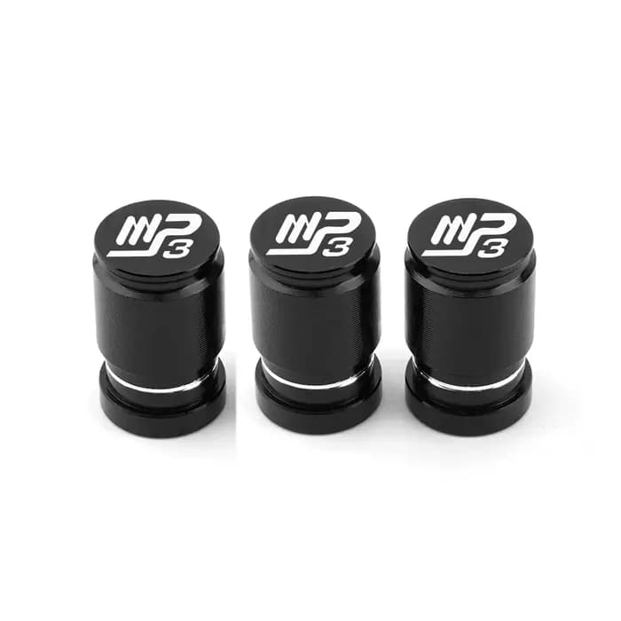 3 pièces pour Piaggio MP3 250 300 500 MP3250 MP3300 MP3500 accessoires de moto Valve de pneu Port d'air tige couvercle bouchon Logo