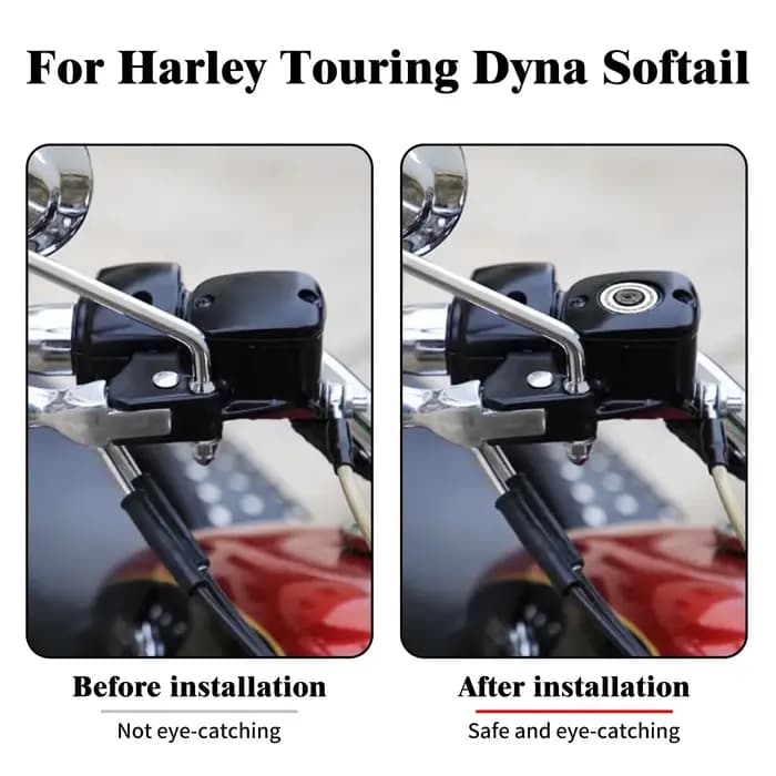 Couvercle de cylindre avant de frein de moto, pour Harley Touring Road King Street Glide FLHT Softai