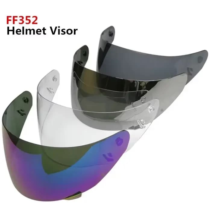 Lentille de casque de moto UV-Verde