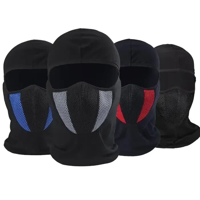 Masque de cyclisme intégral pour homme, cagoule de moto, équipement de sauna coupe-vent, respirant, sports de plein air, couvre-chef CS, chapeau