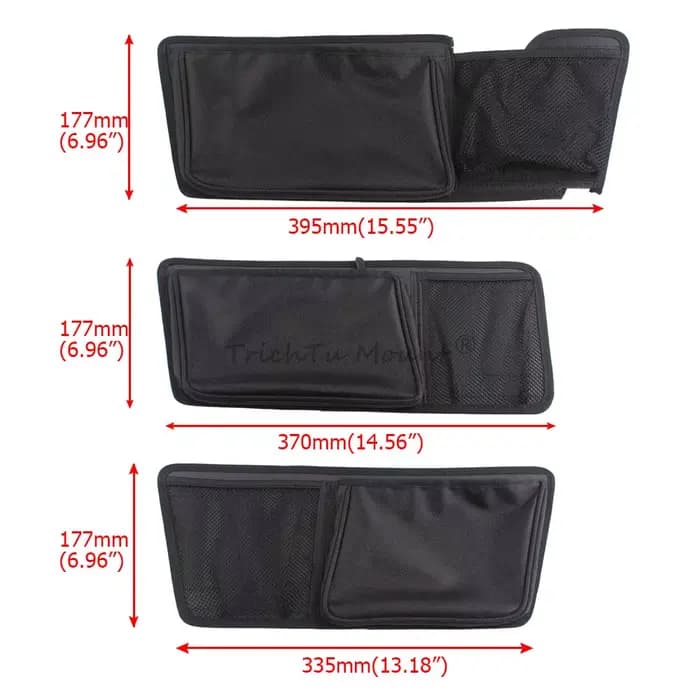 Sac de rangement de doublure de sacoche de coffre de organisateur de Tour de moto pour Harley Touring Road King Electra Street Glide Tri 2014 +