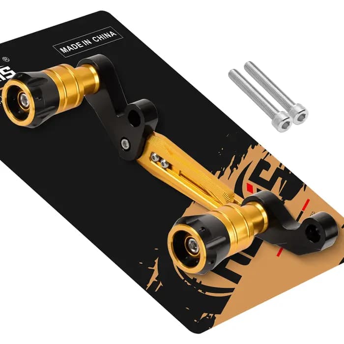 Chekis – Protection de pot d'échappement anti-chute et anti-collision pour Yamaha Xmax300 Xmax250 (versions V3 2025 et 2026)