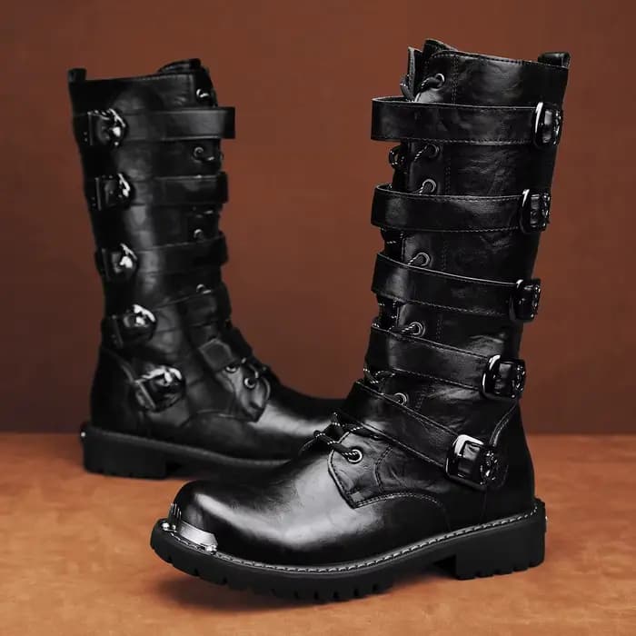 Bottes de moto classiques décontractées pour hommes