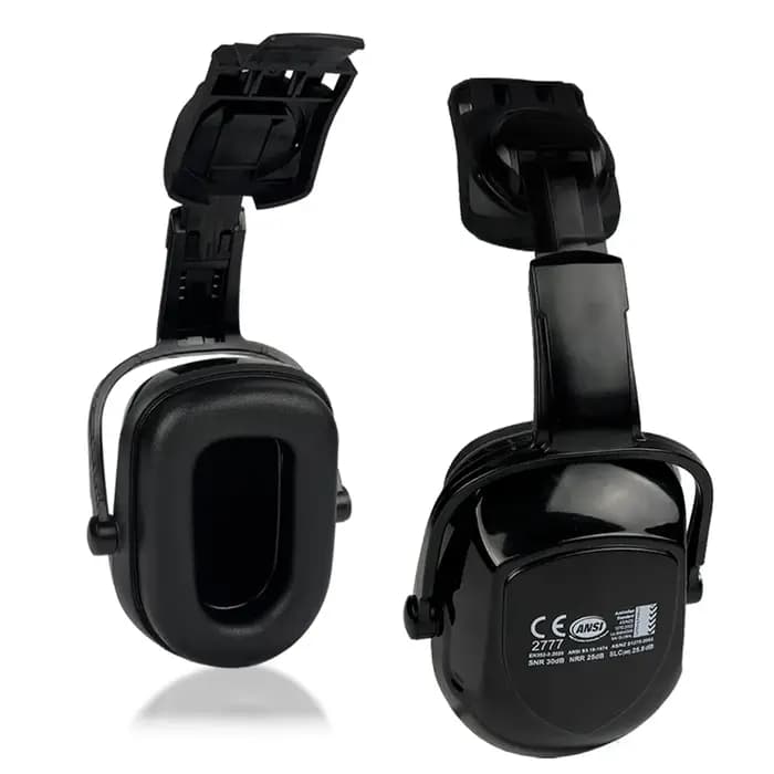 Protège-oreilles montés sur casque CE ANSI AS/NZS SNR 30dB NRR 25dB