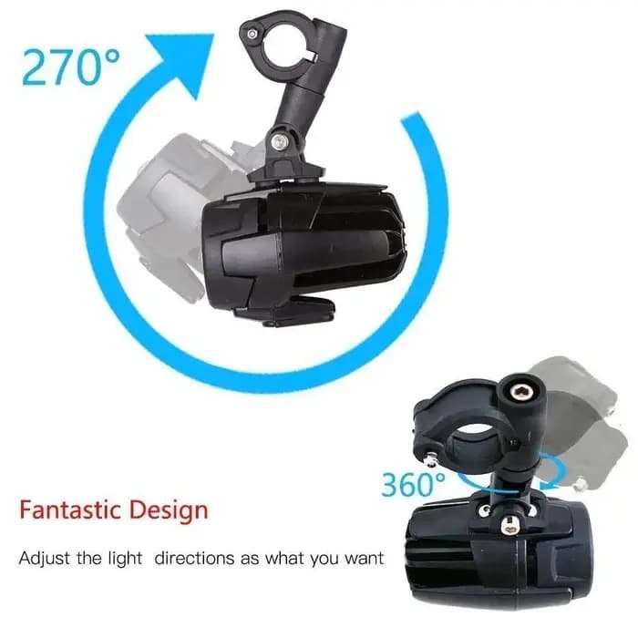 Lampe auxiliaire LED 40W 6000K, 2 pièces, Kits de feux de conduite antibrouillard Super lumineux, am