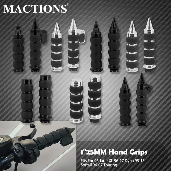 Poignées de moto 1 ", 25mm, barre de poignée pour Harley Touring FLHR Softail Fat Boy Sportster XL 883 1200 Dyna pour Honda