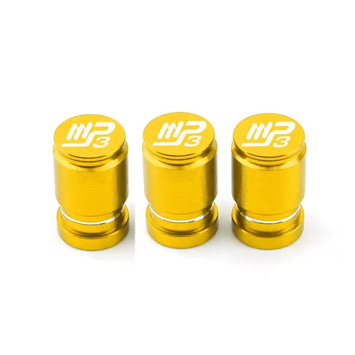 3 pièces pour Piaggio MP3 250 300 500 MP3250 MP3300 MP3500 accessoires de moto Valve de pneu Port d'air tige couvercle bouchon Logo