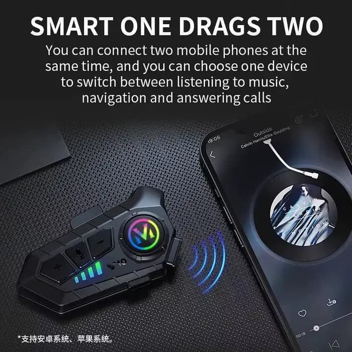 Casque de moto Bluetooth