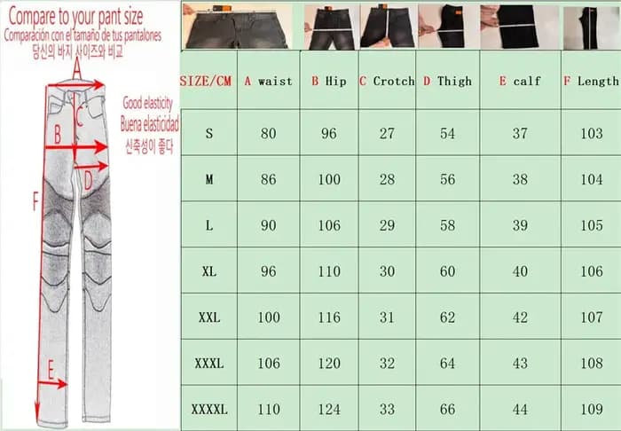 Jean moto pantalons Motocicleta Hombre jean à plumes Version Standard pantalon de conduite en voitur