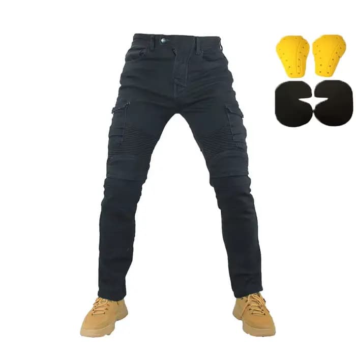 Jean moto pantalons Motocicleta Hombre