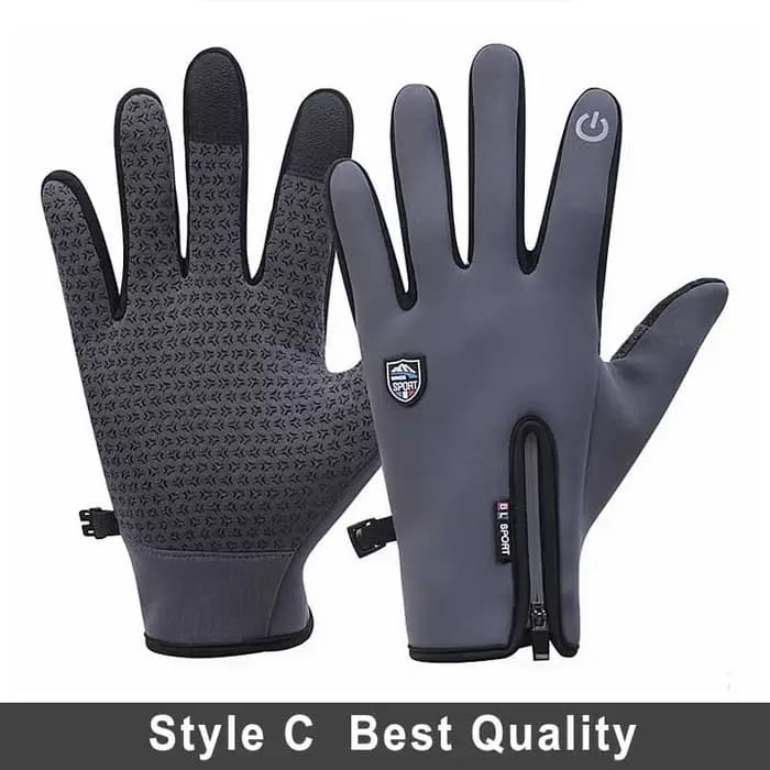 Gants chauds d'hiver coupe-vent