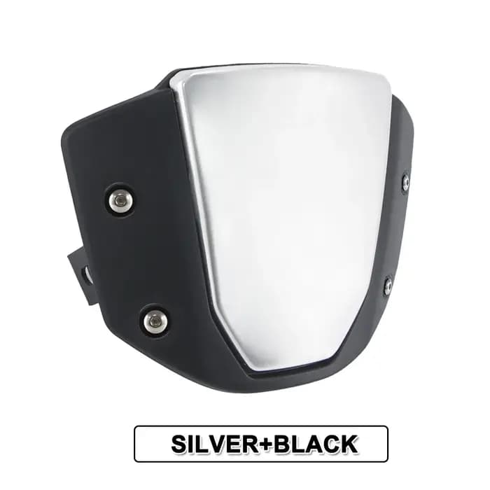 Déflecteur de vent avant de moto avec support rapide