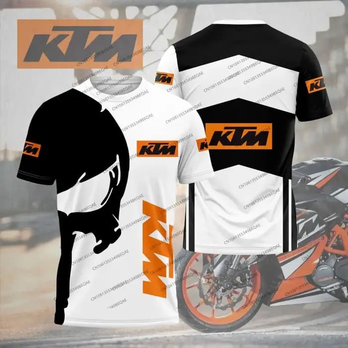 T-shirt de moto pour homme KTM