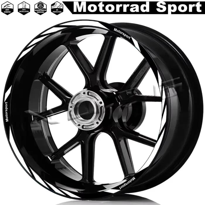 Autocollant de roue de moto, autocollant à rayures de jante, pour R1250RS F900R/XR F800R S1000XR/RR/