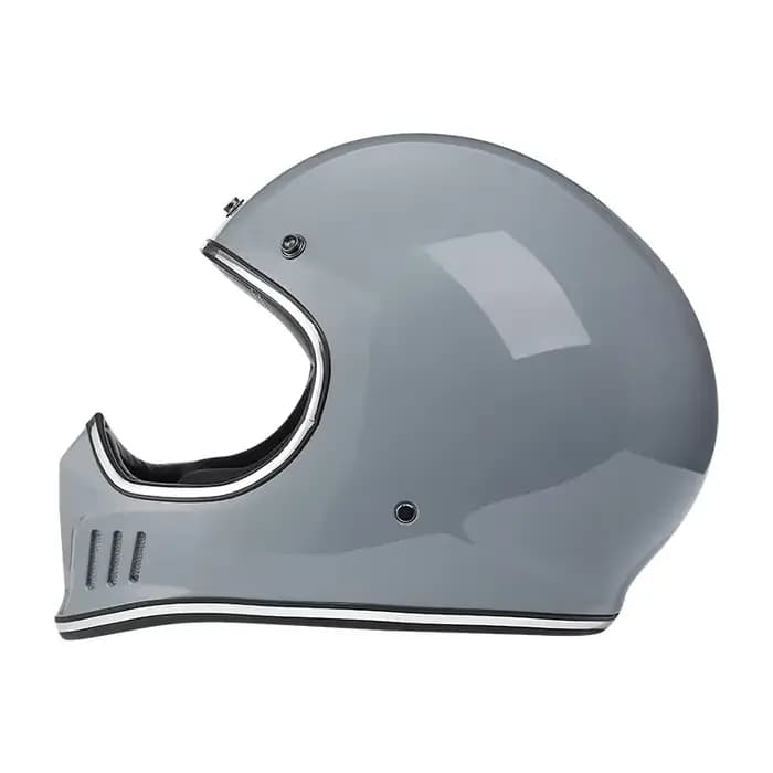 Casque de Moto intégral Vintage Chopper rétro Casco
