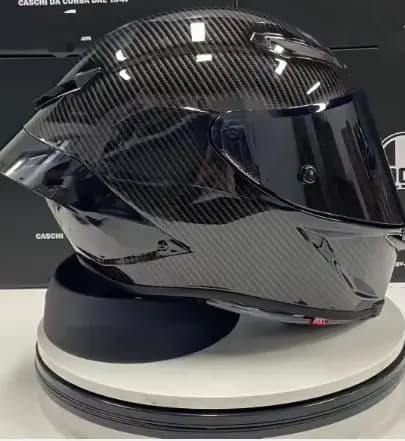 Casque de moto intégral Pista GPR rose avec nœud