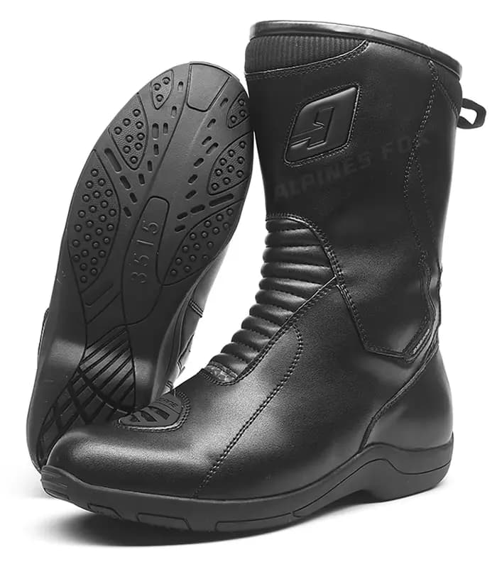 Bottes d'équitation de moto longues imperméables