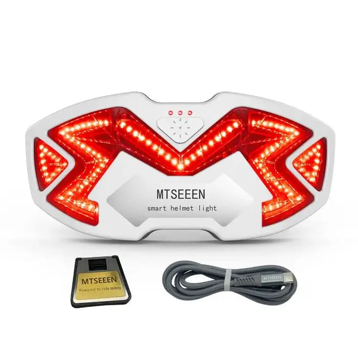 Feu Stop LED pour Casque de Moto MTSEEEN