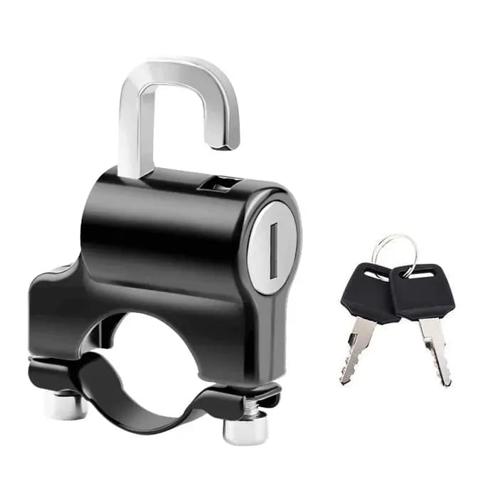 Serrure antivol pour casque de moto