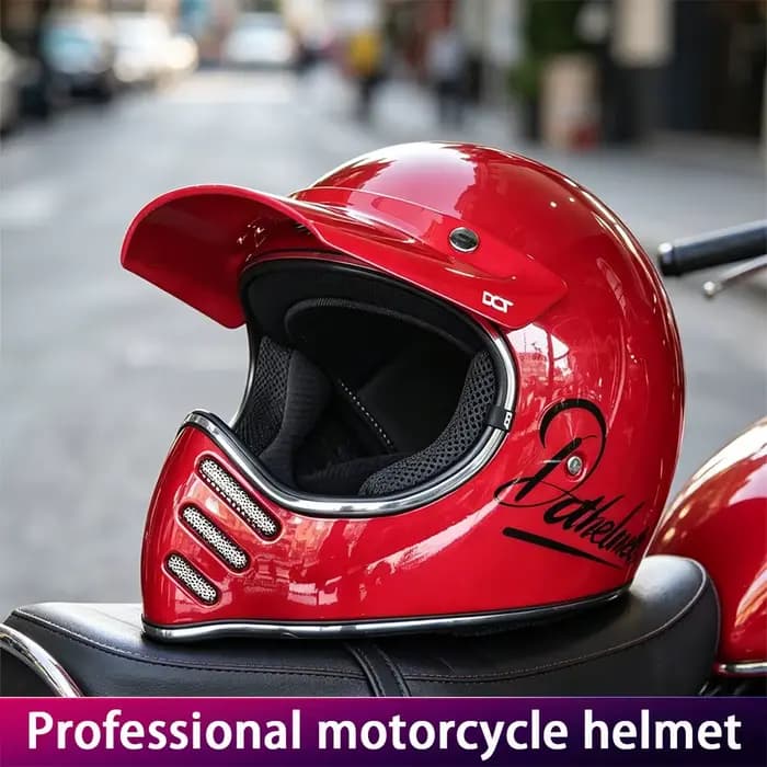 Casque de moto en forme d'aigle pour véhicules tout-terrain