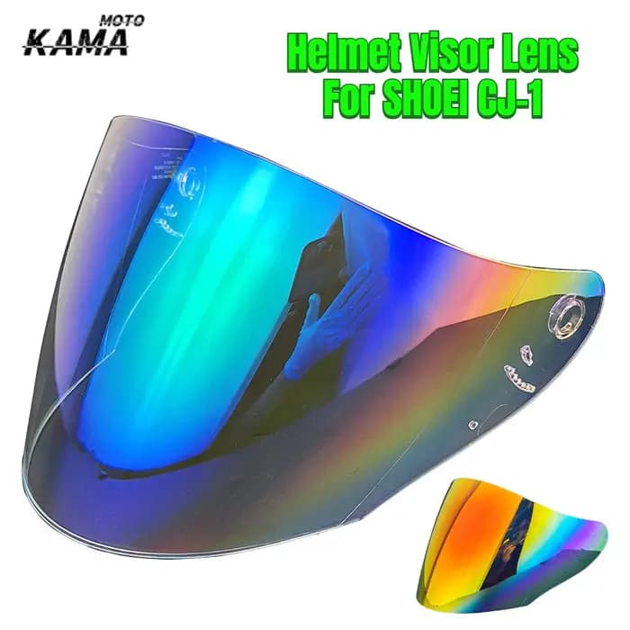 Lentille de visière de casque de moto pour SHOEI CJ-1, remplacement, anti-UV, anti-rayures, anti-poussière, pare-vent, équipements et accessoires de moto