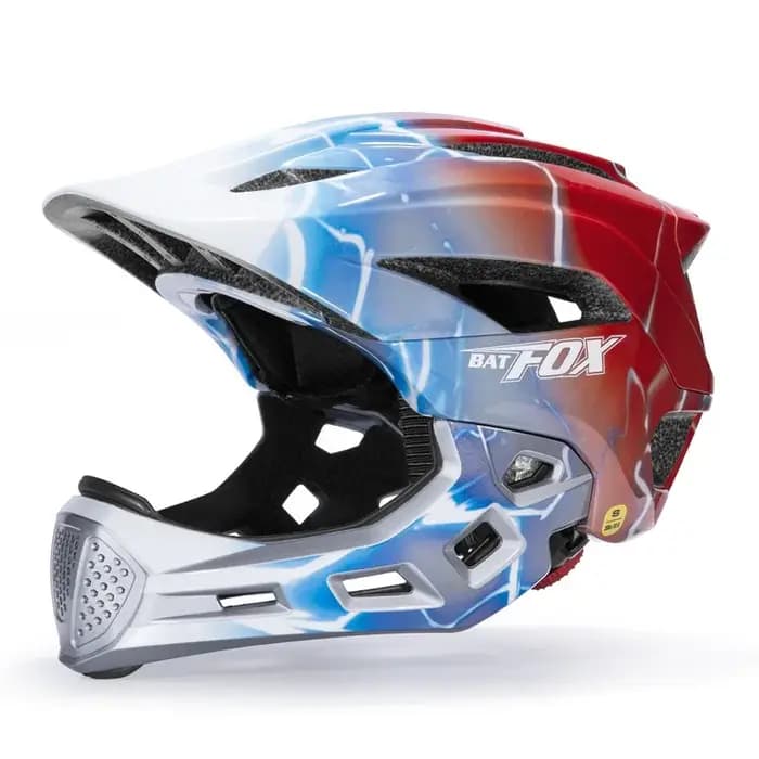 BATFOX enfant détachable casque intégral vtt enfants vélo cyclisme VTT skateboard motorcross