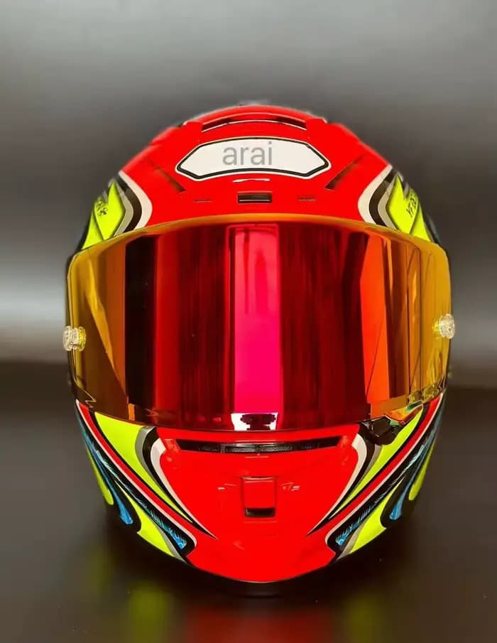 Casque De moto intégral X14 rouge daijiro équitation