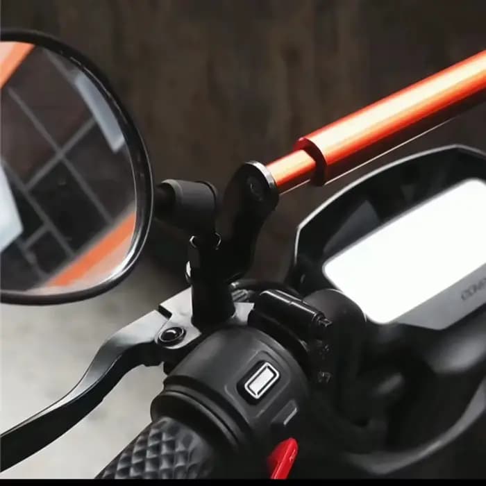Barre d'extension réglable en longueur pour moto, Scooter, ATV, support de téléphone, barre d'équili