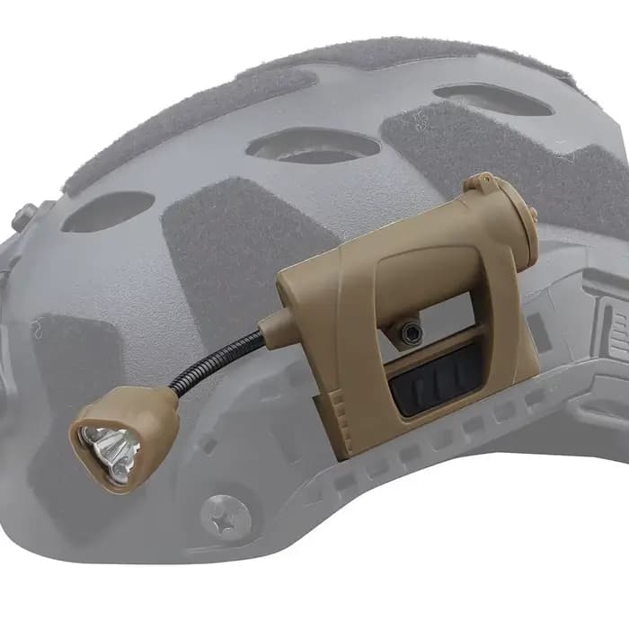 Lumière de casque tactique 3 Modes lampe de poche LED éclairage de nuit extérieur pour la chasse Laser militaire