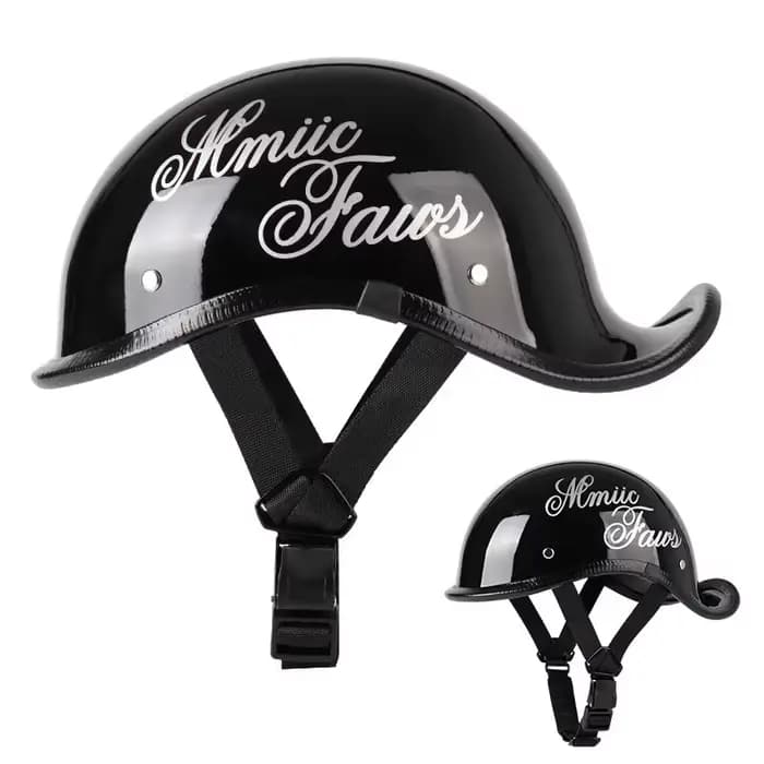 Demi-casque rétro pour moto