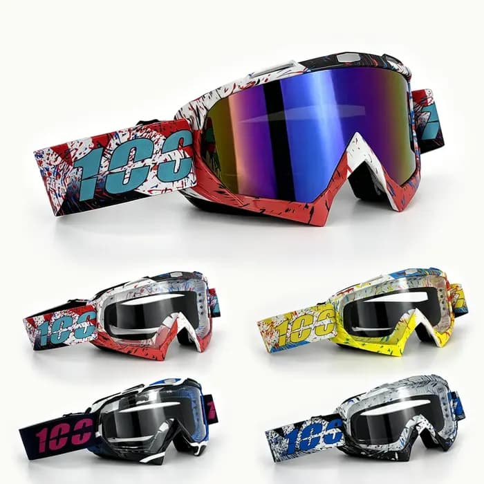 Lunettes de moto, équipement de cyclisme, lunettes de sport tout-terrain, ski, MX, VTT, lunettes de course, lunettes de motocross, lunettes de vélo