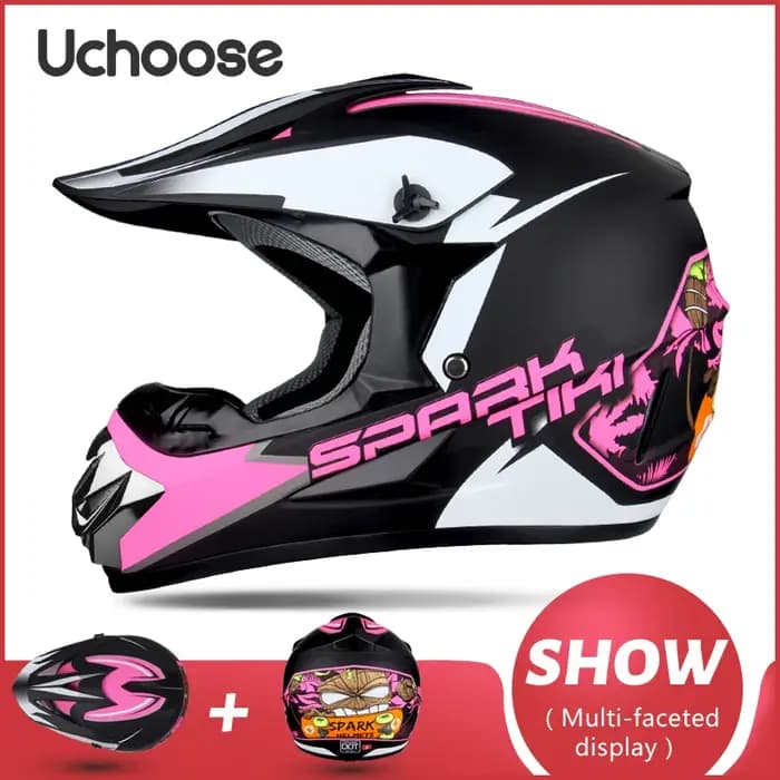 UCHOOSE casque De Moto requin Motocross