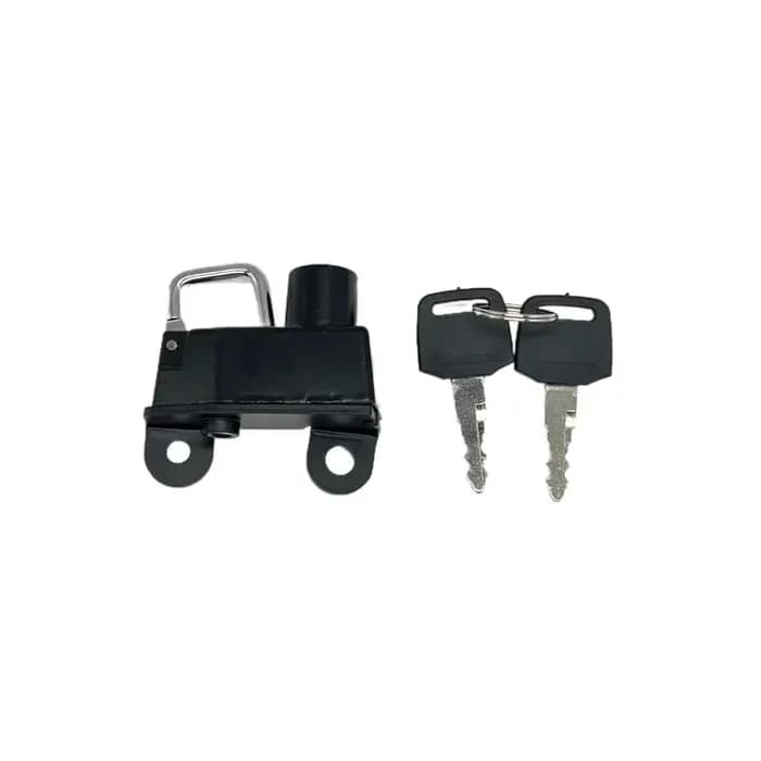 Verrou de casque antivol latéral avec 2 clés