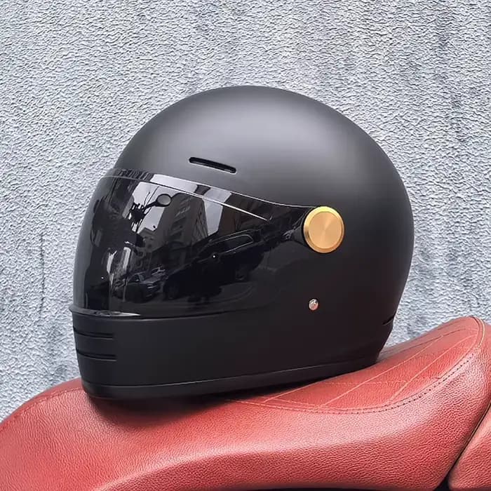 Casque moto intégral ORZ Retro - Design classique