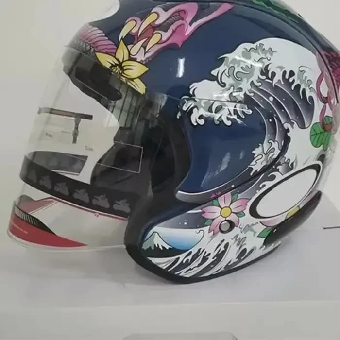 Ram3 Oriental Dragon demi-casque hommes et femmes moto tout-terrain casque d'été descente course montagne croix Casco Capacete
