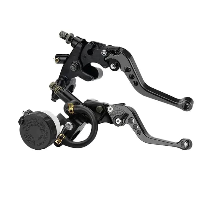 Kit universel de leviers de réservoir de maître-cylindre de frein d'embrayage réglable de moto CNC pour guidon Yamaha
