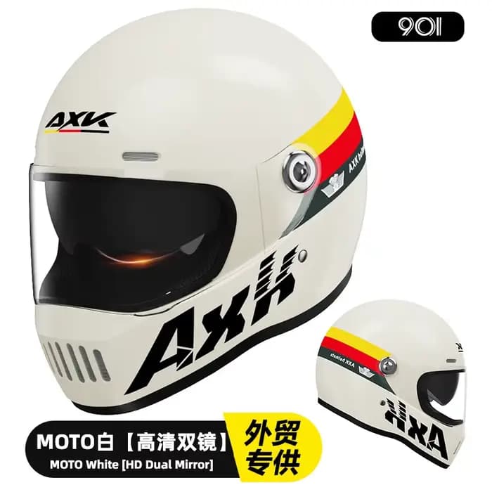 Casque de moto d'hiver intégral à double visière, casque modulaire pour moto, casque de course sport