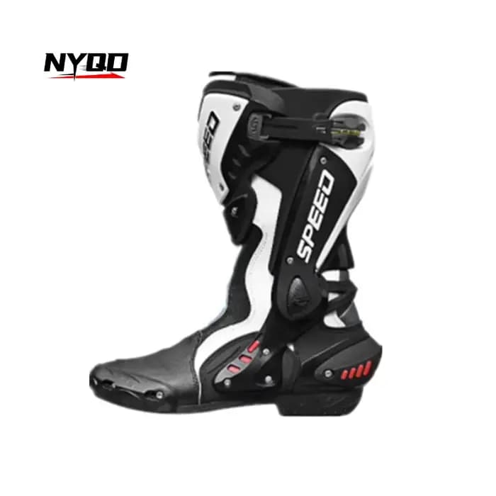 Bottes de moto montantes pour hommes