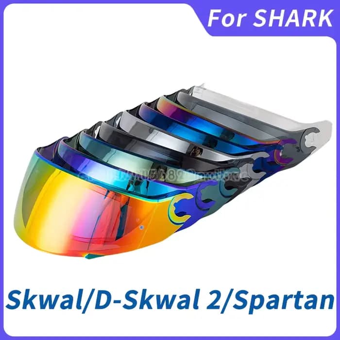 Pour SHARK Skwal 2 d-skwal 2 Spartan carbone Moto Casque visière lentille bouclier Motosiklet Cascos